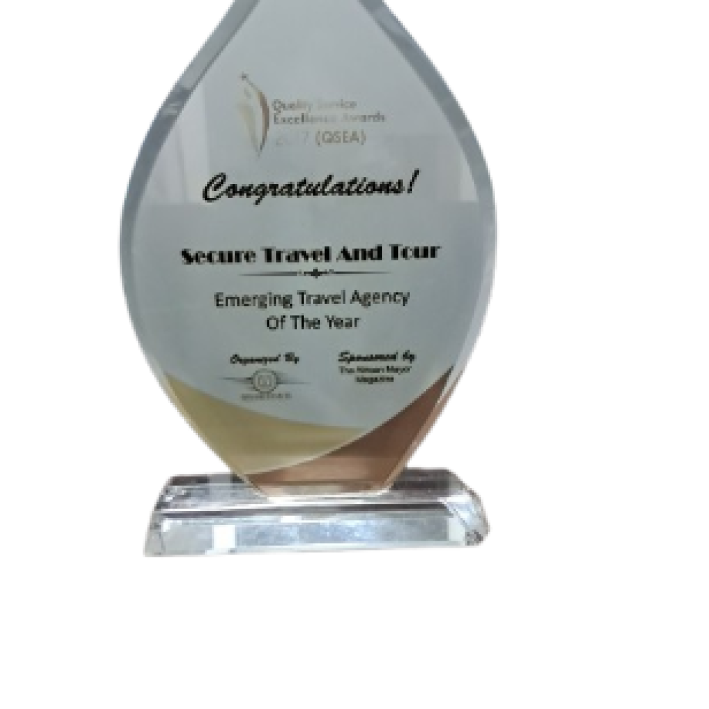 Travel award for Secure Travel and Tour