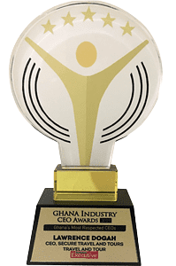 Ghana Industry CEO Awards trophy 2022