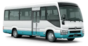 Toyota Coaster minibus rental